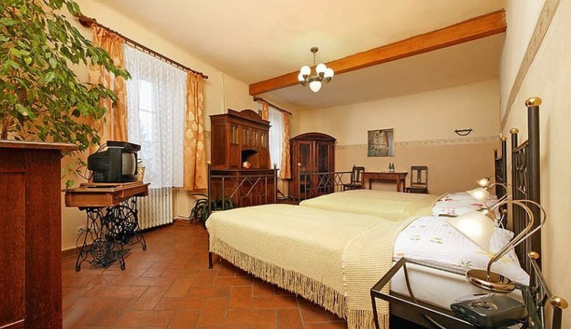 Pension BARBAKÁN Český Krumlov - Třílůžkový pokoj DeLuxe   